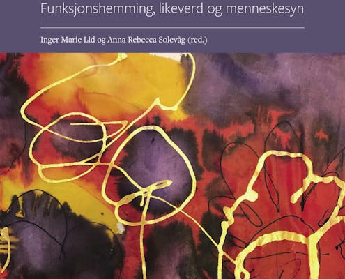 Boka Religisøt medborgerskap er illustrert med vakre blomster av den døvblinde kunstneren Gry Segerblad