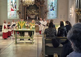 Fra en tilrettelagt gudstjeneste i Oslo domkirke
